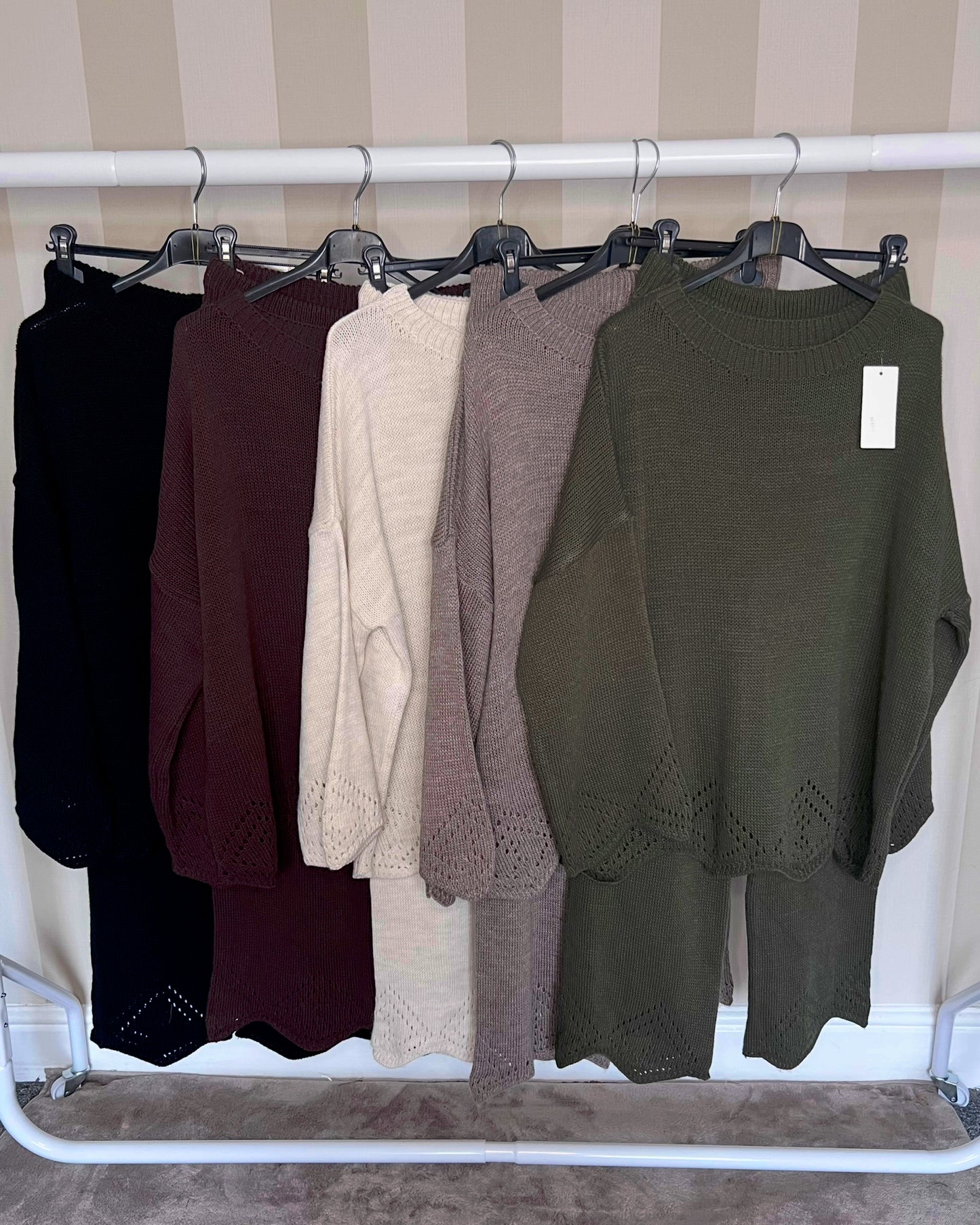 Scallop Knit Co Ord