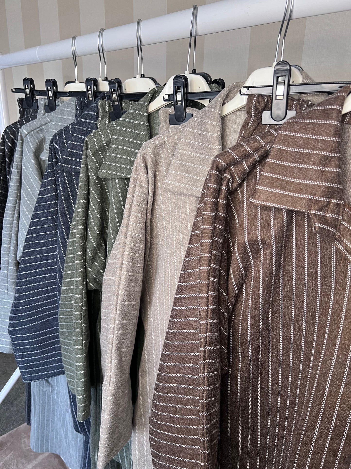 Warm Pinstripe Co Ord