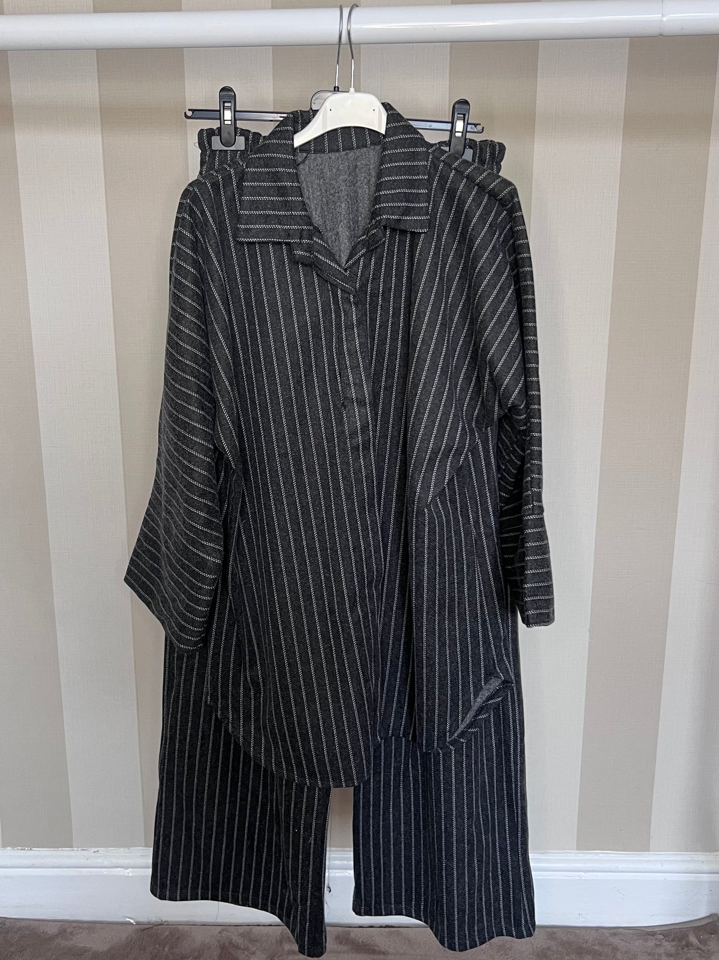 Warm Pinstripe Co Ord
