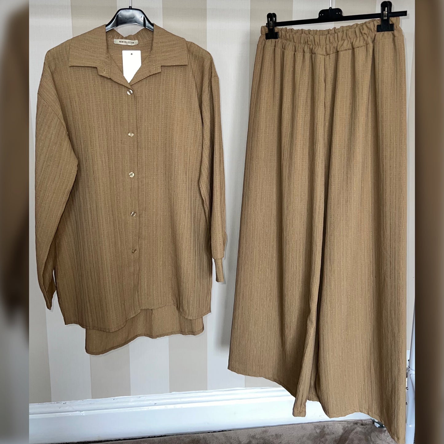 Textured Button Light Coord