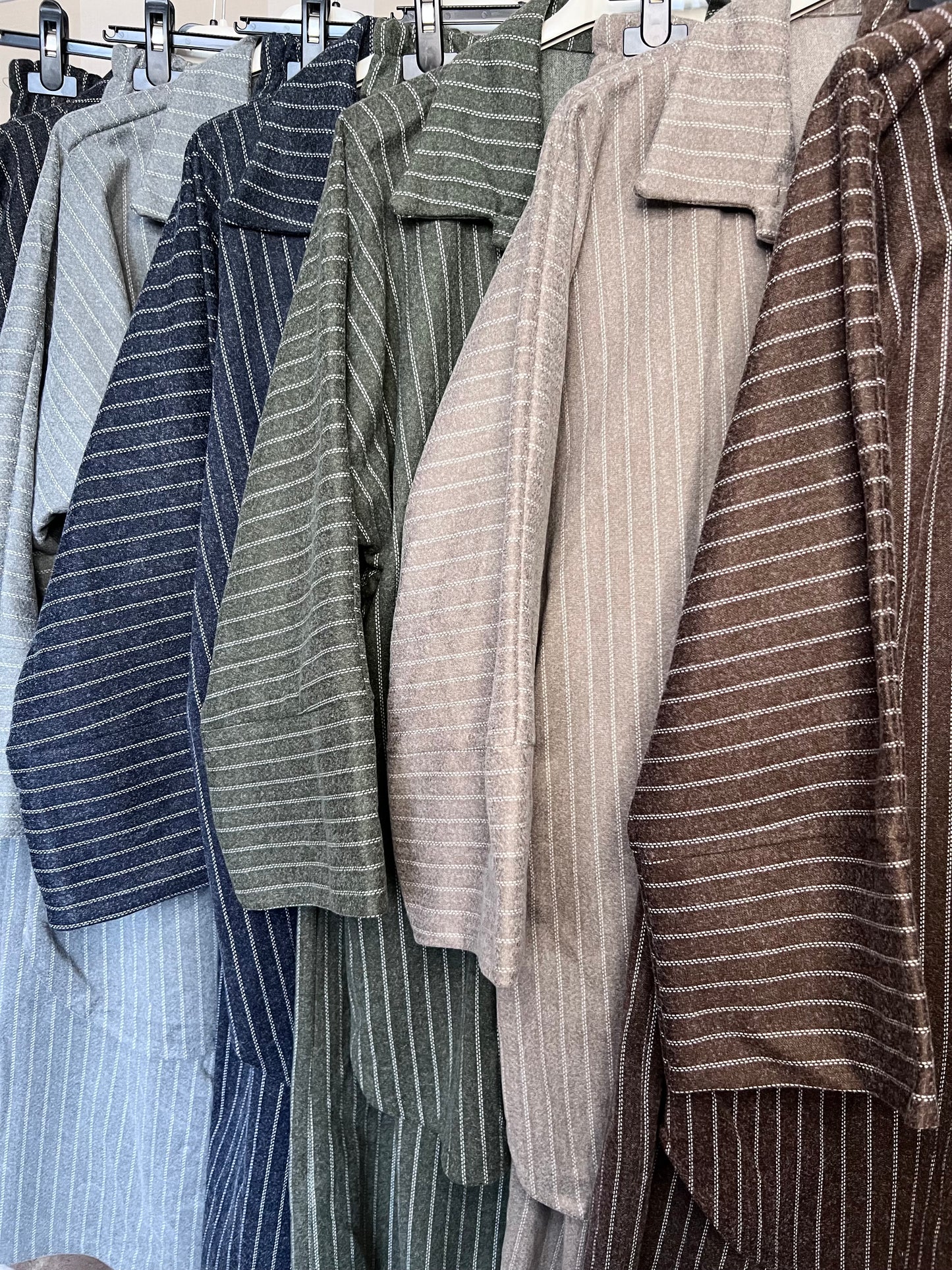 Warm Pinstripe Co Ord