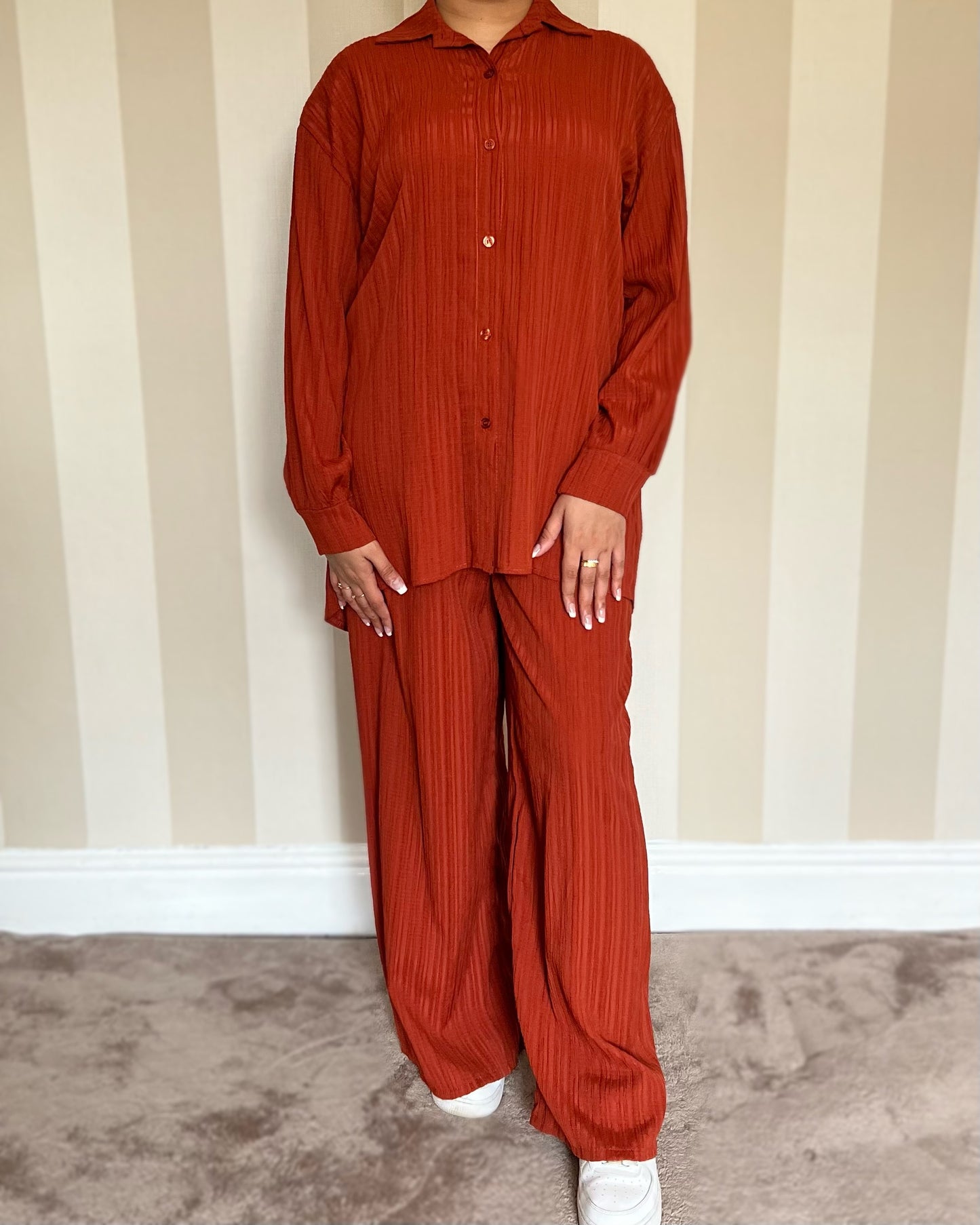 Textured Button Light Coord