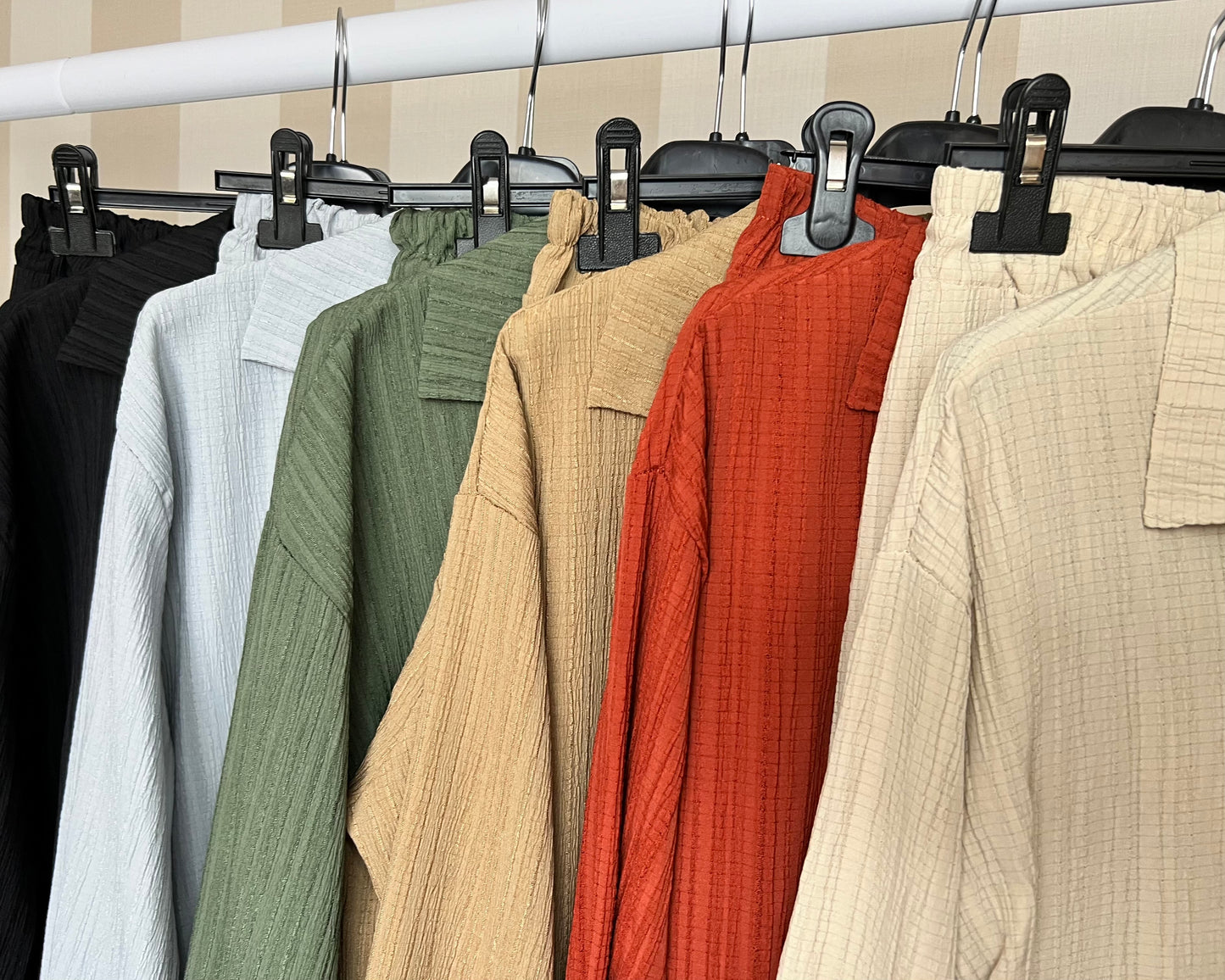 Textured Button Light Coord