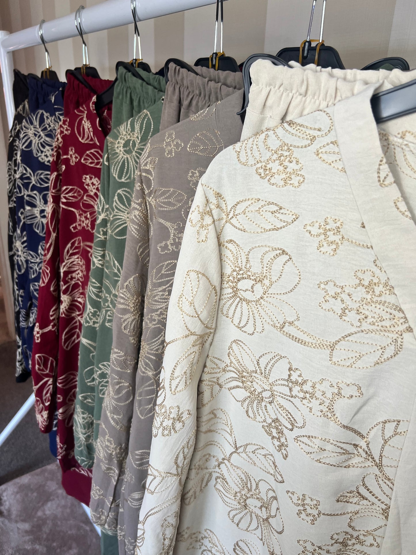 Lina Floral Embroidered Co Ord