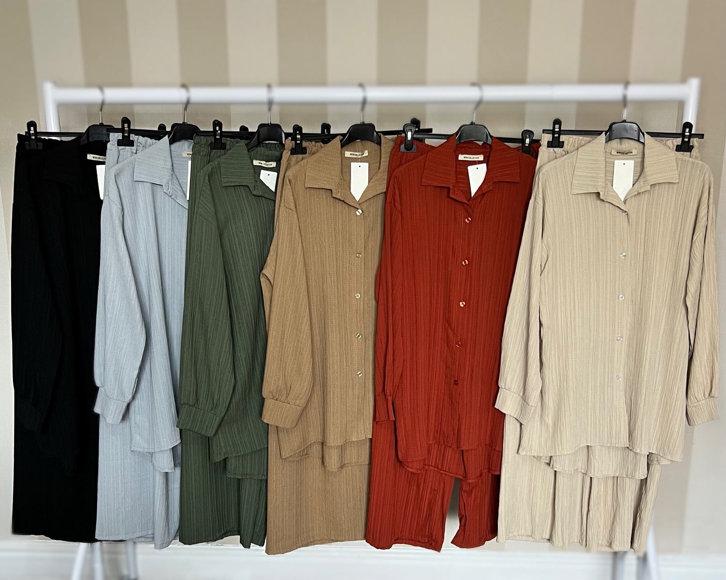 Textured Button Light Coord