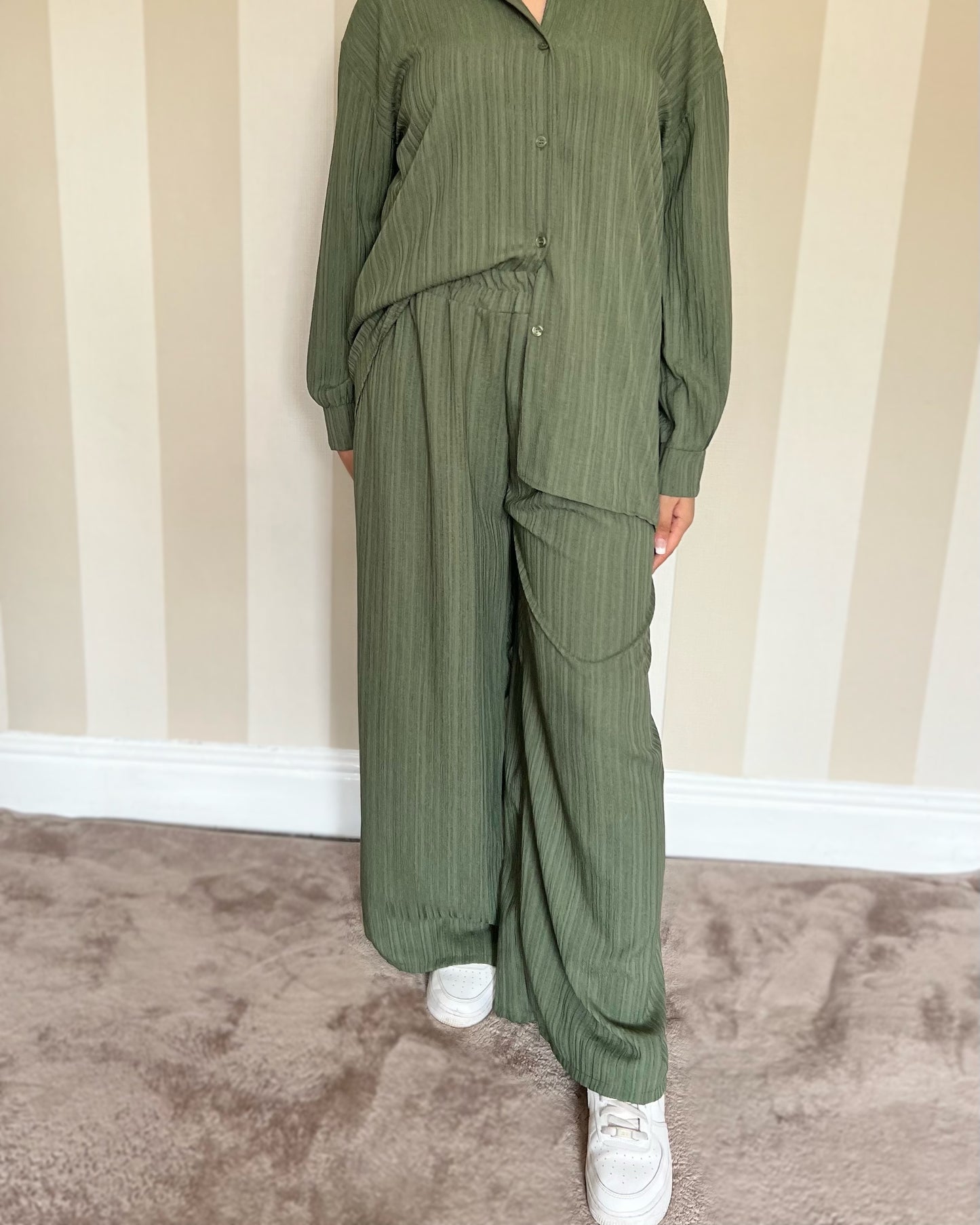Textured Button Light Coord