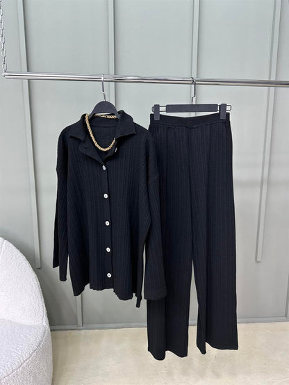 Premium Knit Cardigan Coord