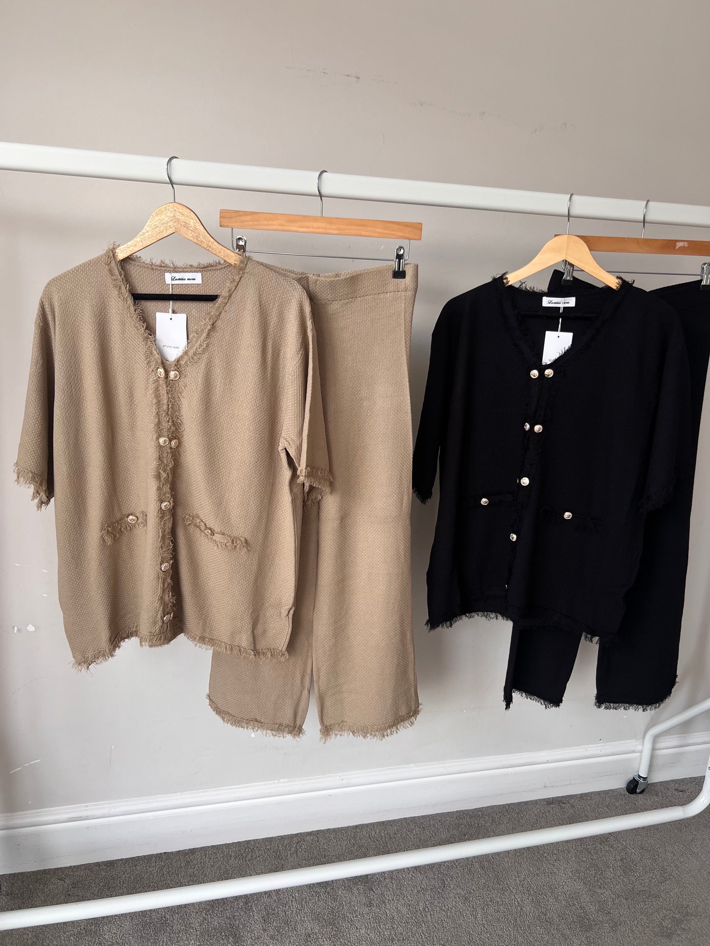 Premium Fray Edge Co Ord