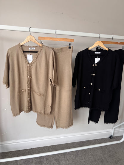 Premium Fray Edge Co Ord
