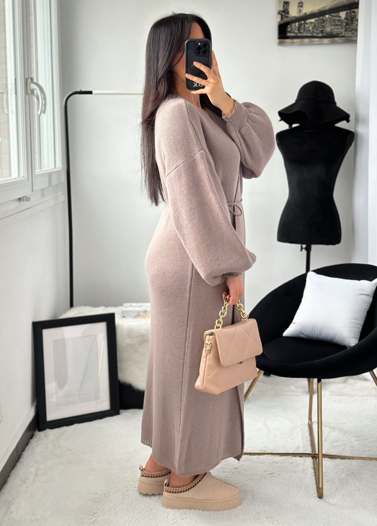 Front Tie Wrap Dress