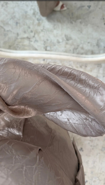 Ava Satin Button Co Ord