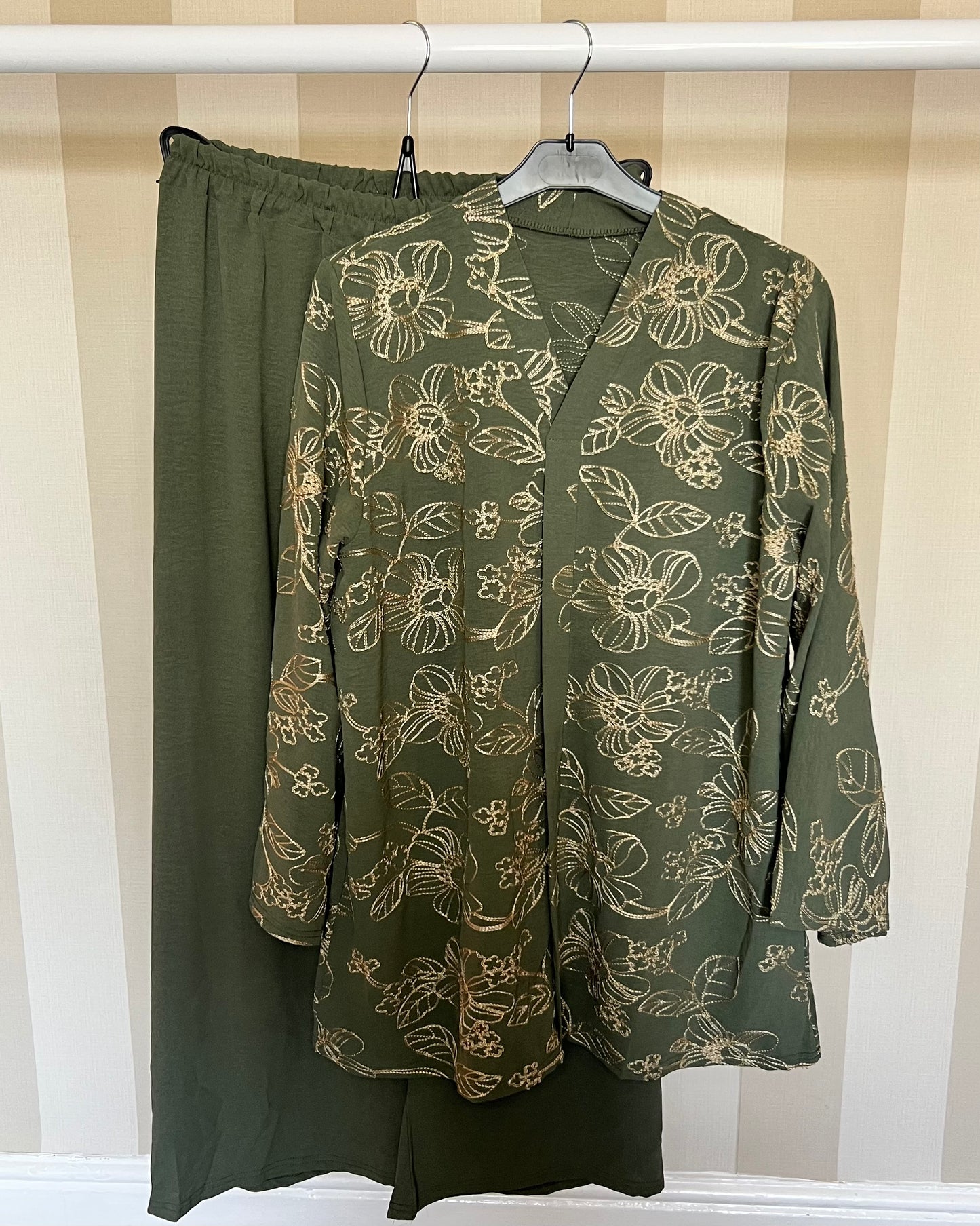Lina Floral Embroidered Co Ord