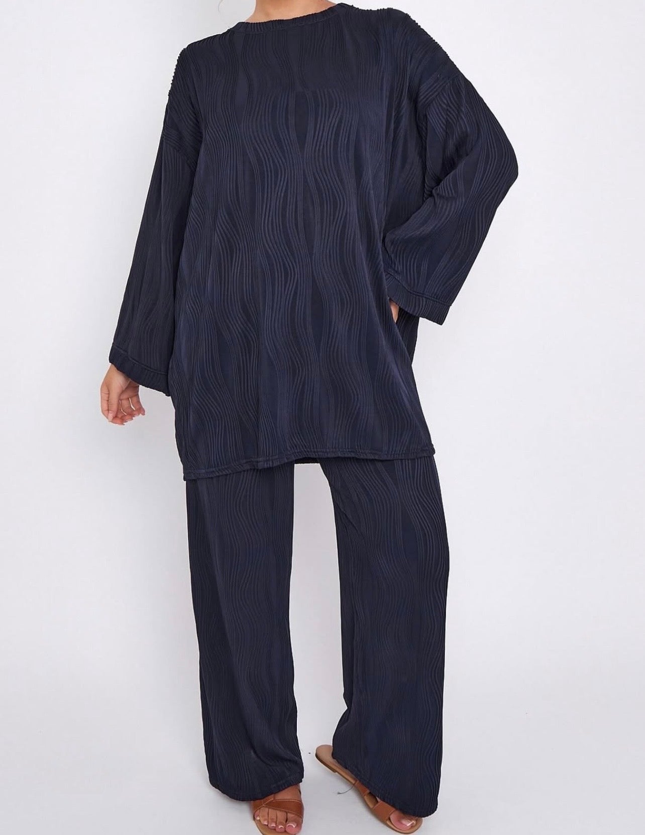 Wave Textured Co Ord