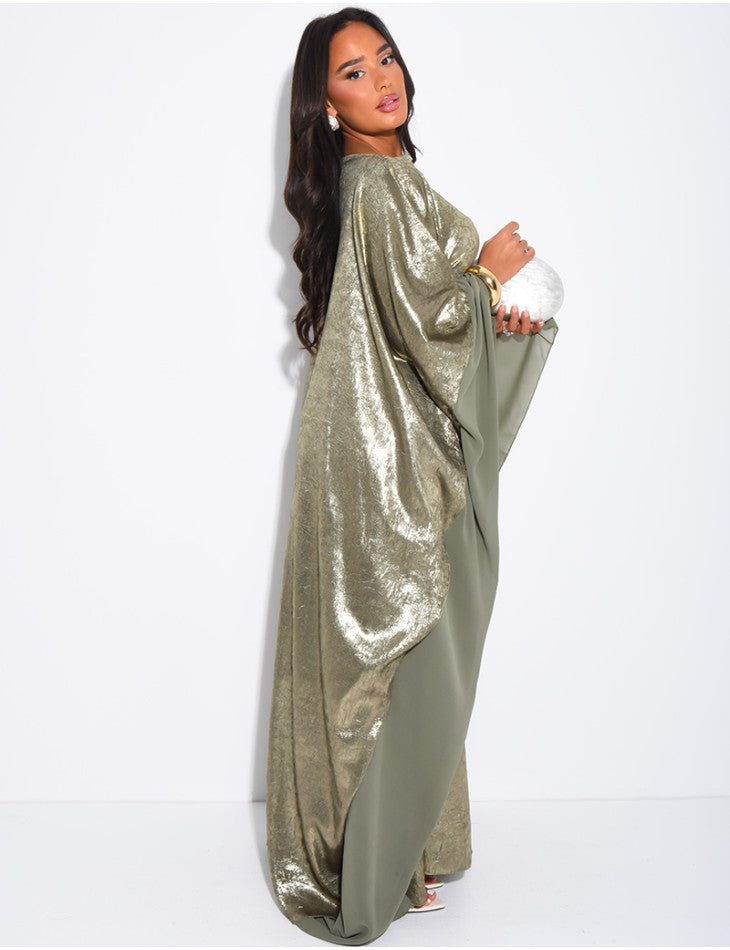 Dana Shimmer Inner Tie Belt Kaftan