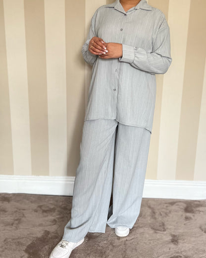 Textured Button Light Coord