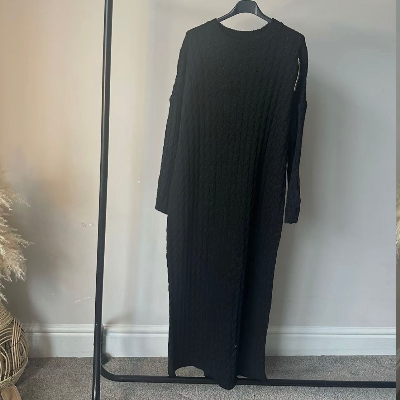 Cable Knit Jumper Dress