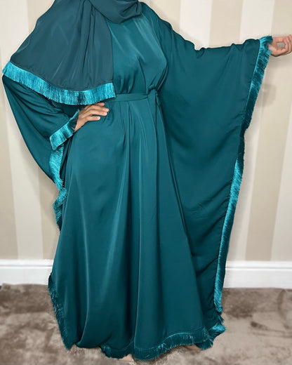 Nida Tassel Premium Abaya Dress