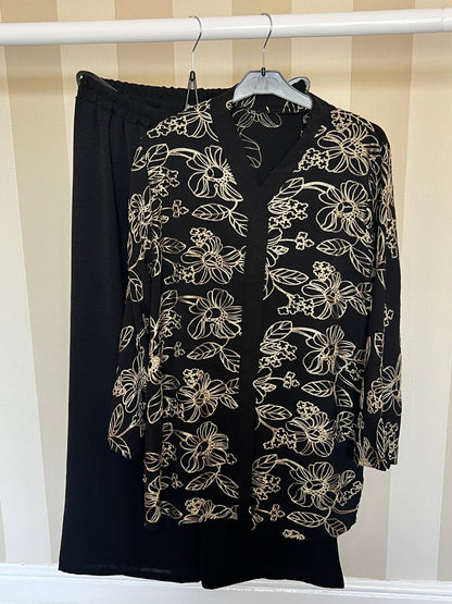 Lina Floral Embroidered Co Ord