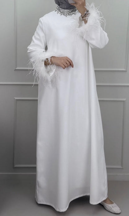 Nadia Feather Crystal Dress