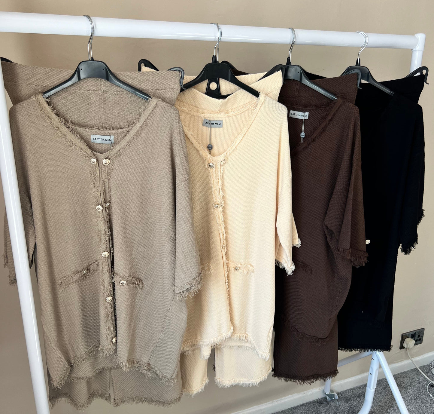 Premium Fray Edge Co Ord