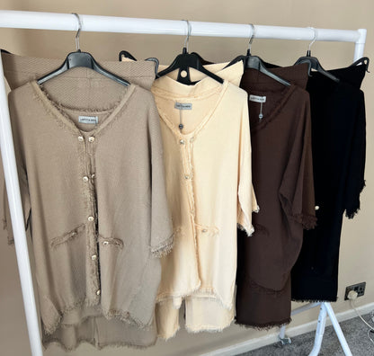 Premium Fray Edge Co Ord