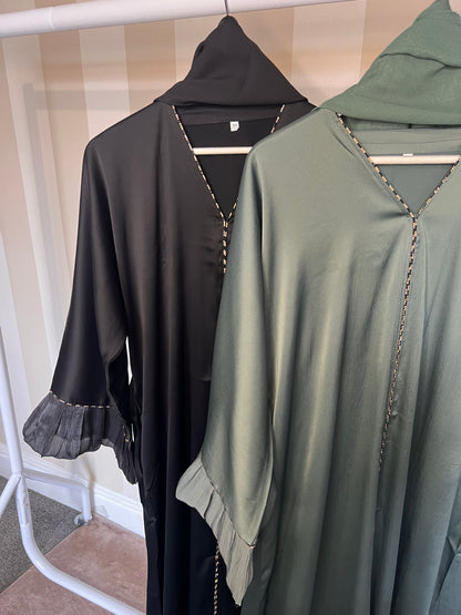 Iman Frill Sleeve Abaya