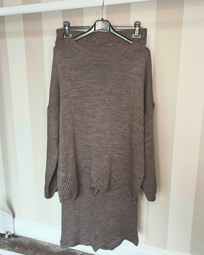 Scallop Knit Co Ord