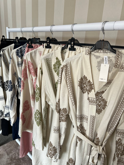 Khai Printed Belt Co Ord