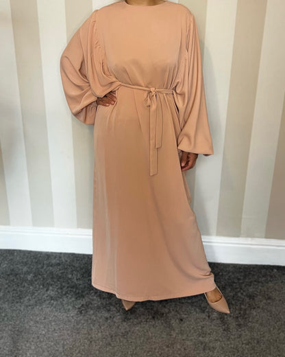 Balloon Sleeve Maxi Dress