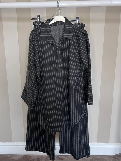 Warm Pinstripe Co Ord