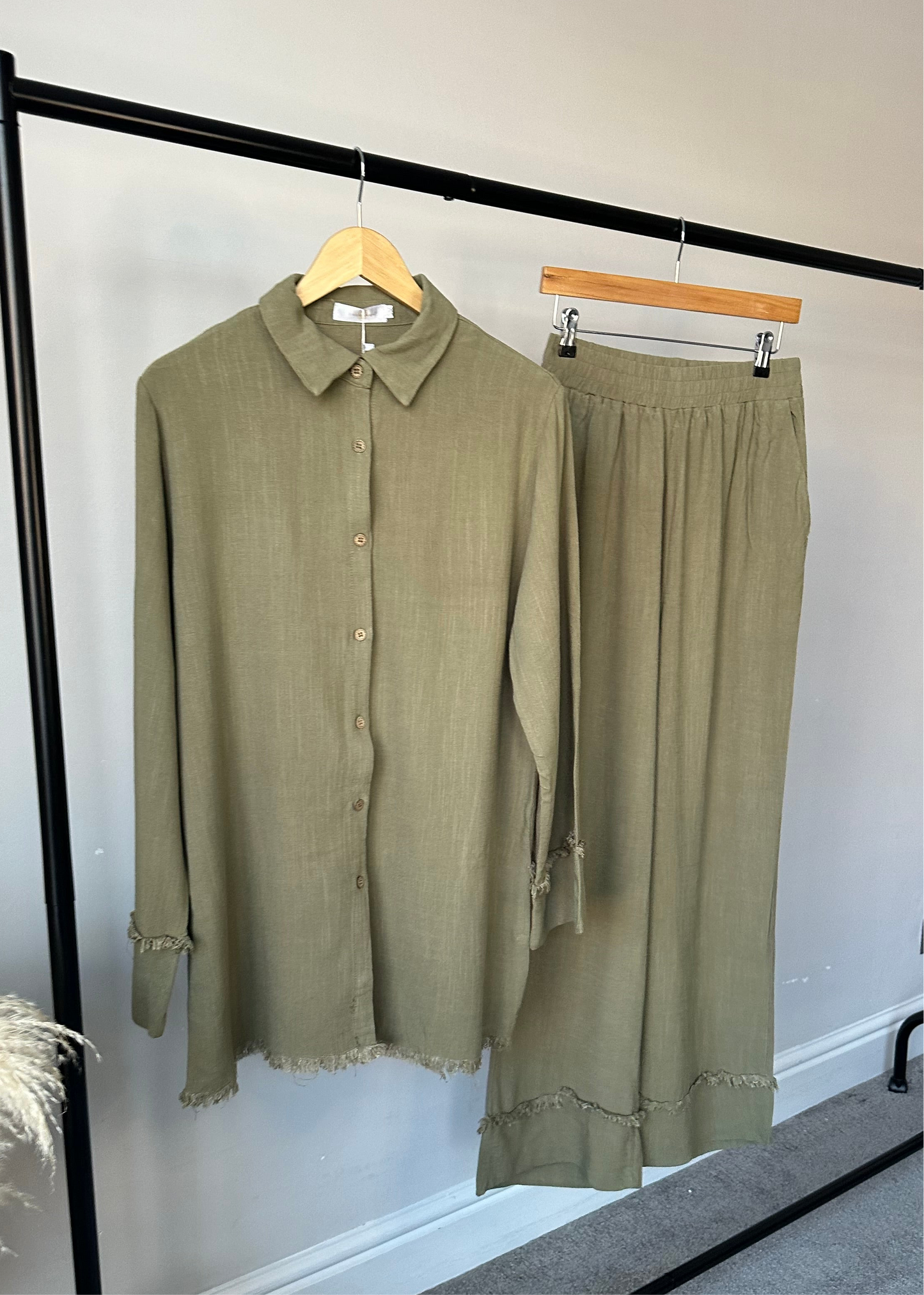 Premium Trim Button Co Ord