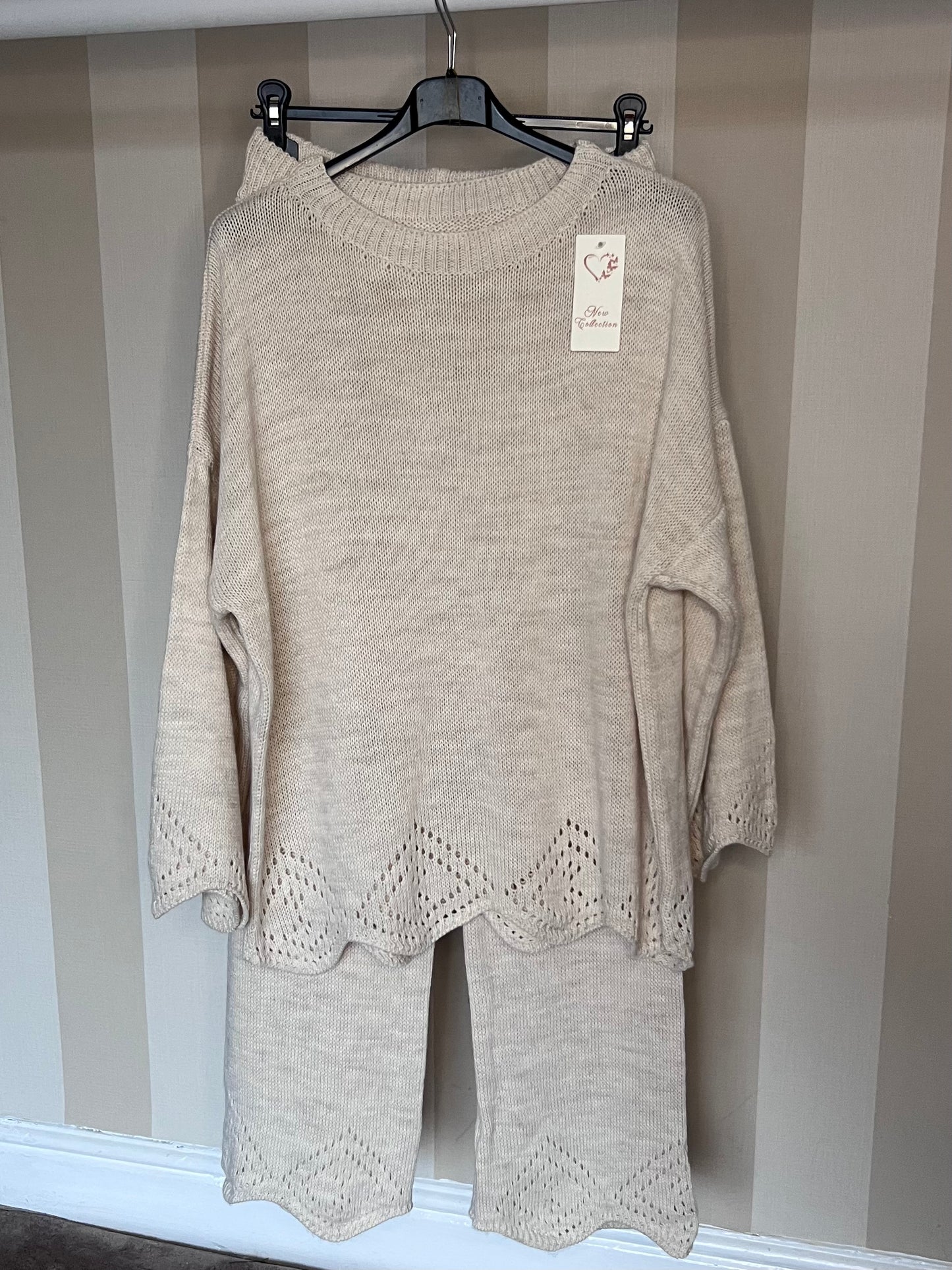 Scallop Knit Co Ord