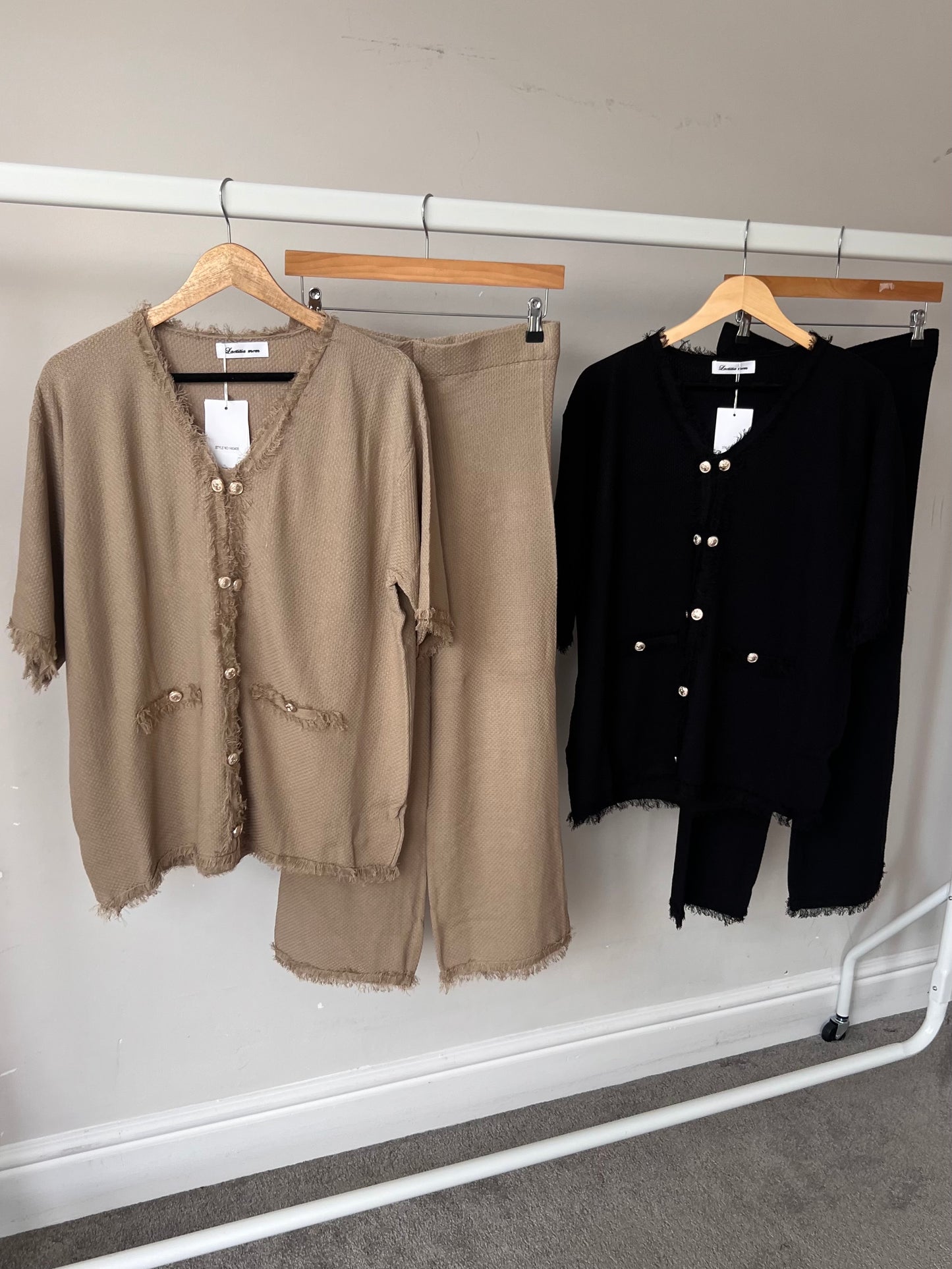 Premium Fray Edge Co Ord