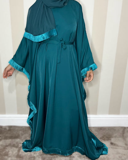 Nida Tassel Premium Abaya Dress