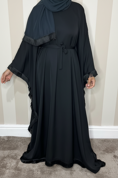 Nida Tassel Premium Abaya Dress