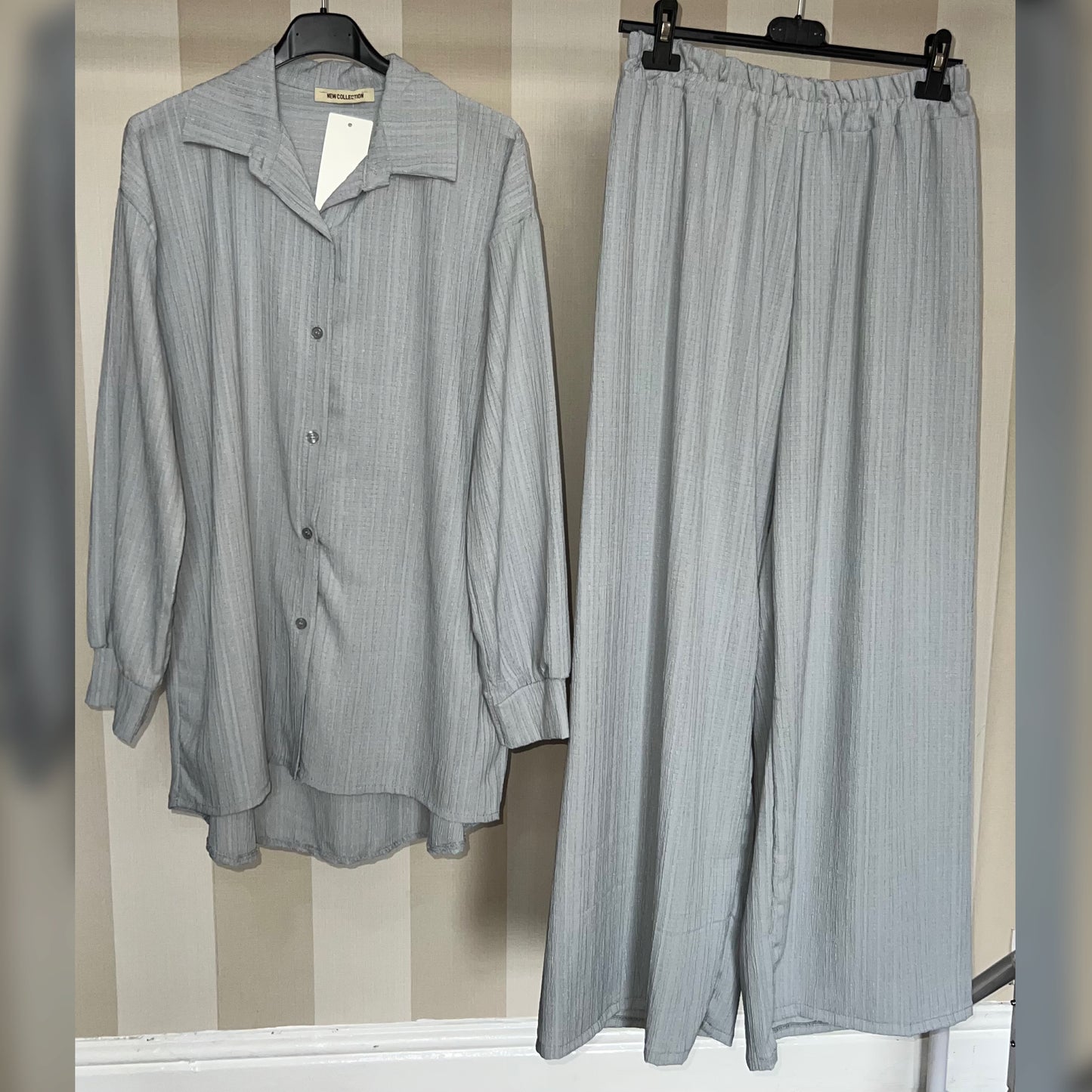 Textured Button Light Coord