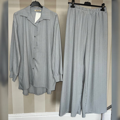 Textured Button Light Coord