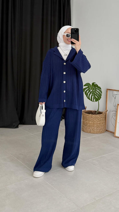 Premium Knit Cardigan Coord