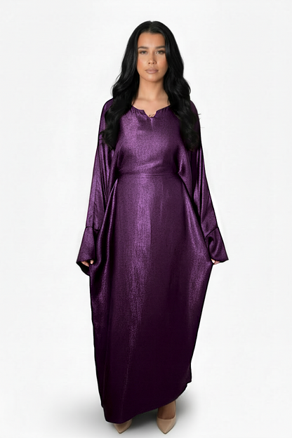 Rania Two Tone Inner Tie Belt Dress