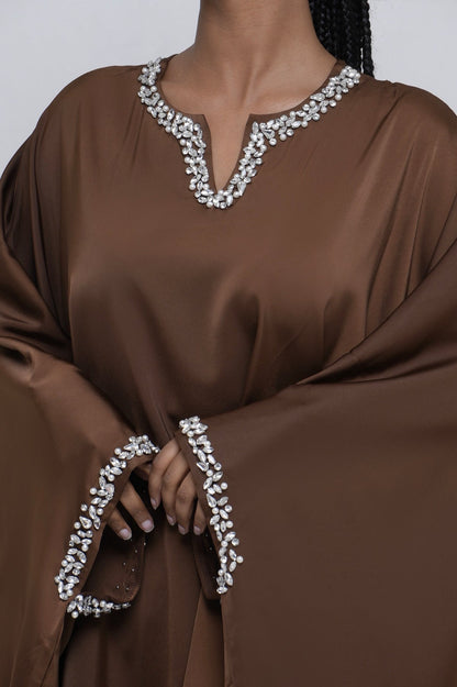 Emelia Premium Satin Crystal Co Ord