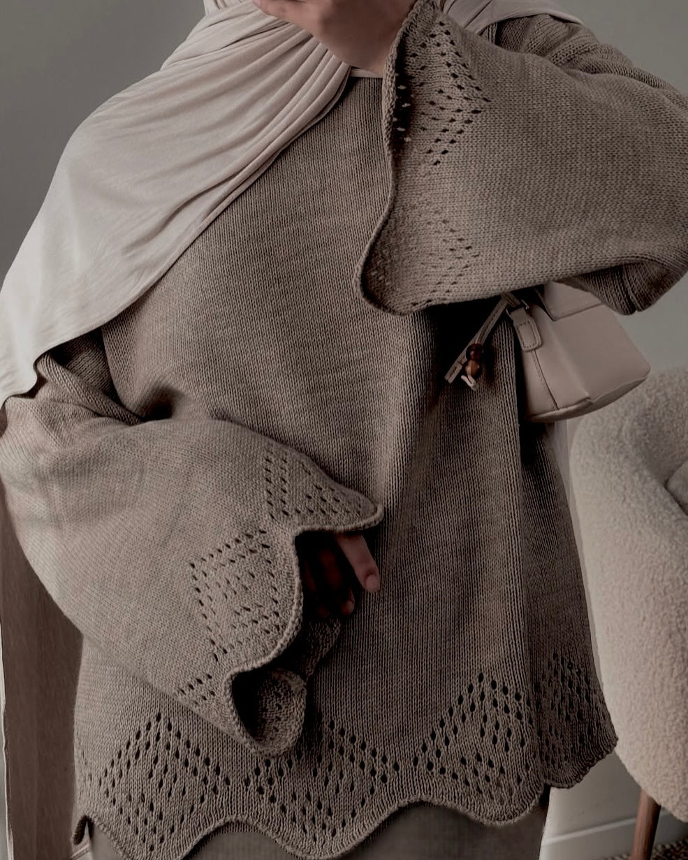 Scallop Knit Co Ord