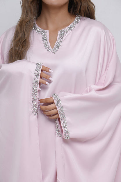 Emelia Premium Satin Crystal Co Ord