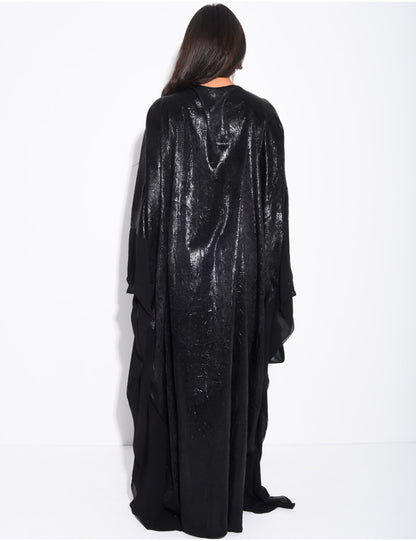 Dana Shimmer Inner Tie Belt Kaftan