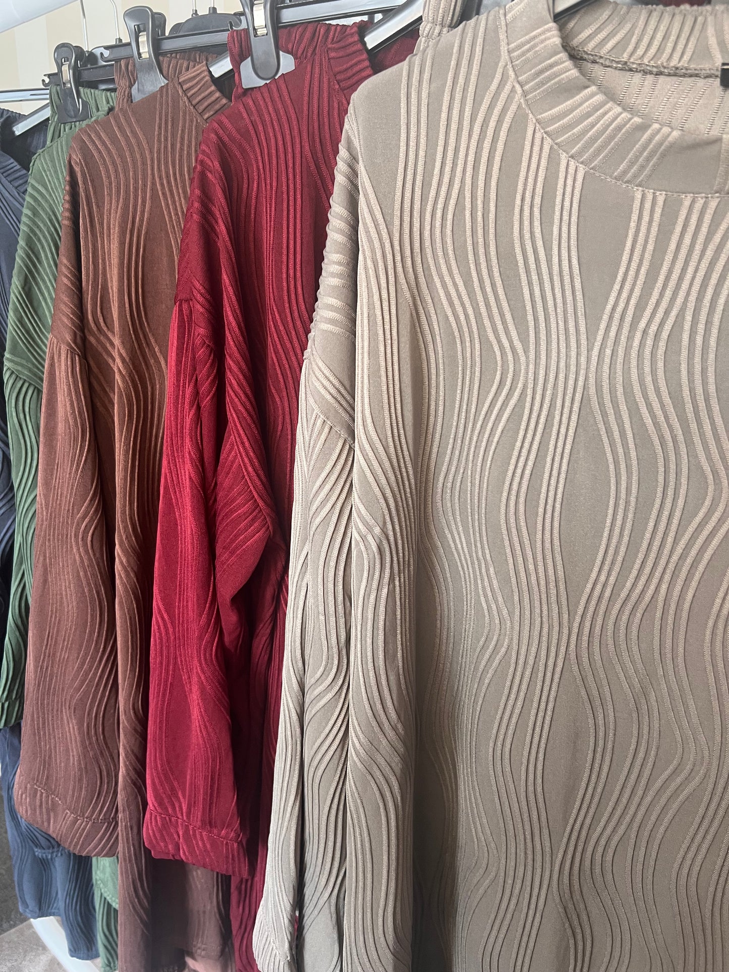 Wave Textured Co Ord