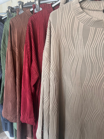Wave Textured Co Ord
