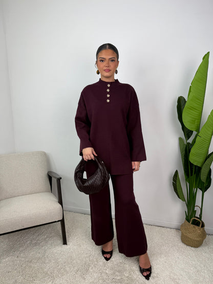 Lara Button Knit Co Ord