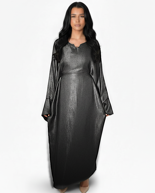 Rania Two Tone Inner Tie Belt Dress
