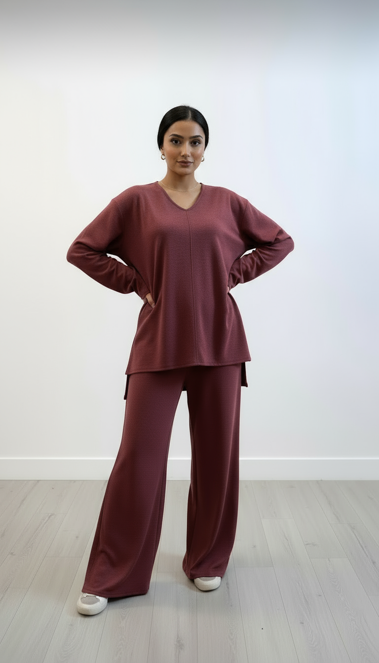 Casual Soft Knit Co Ord