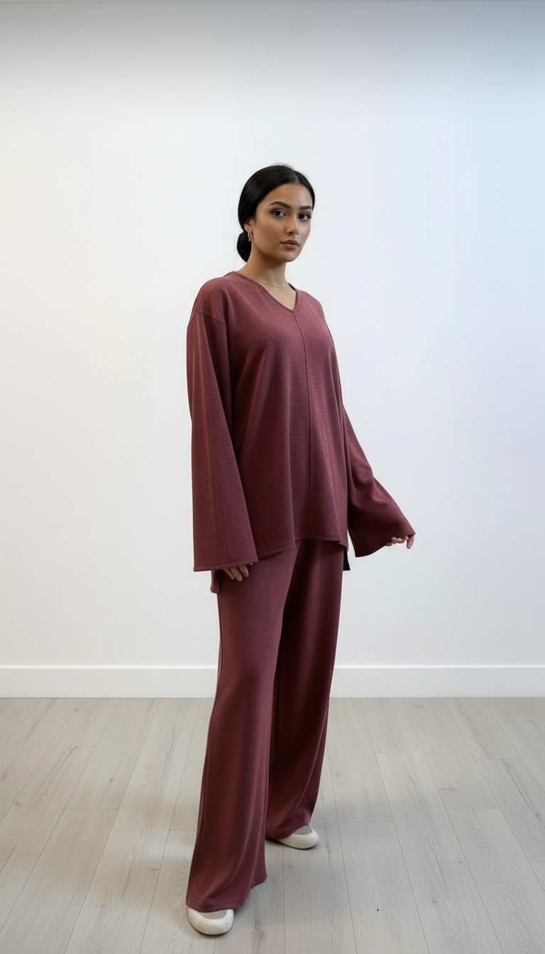 Casual Soft Knit Co Ord