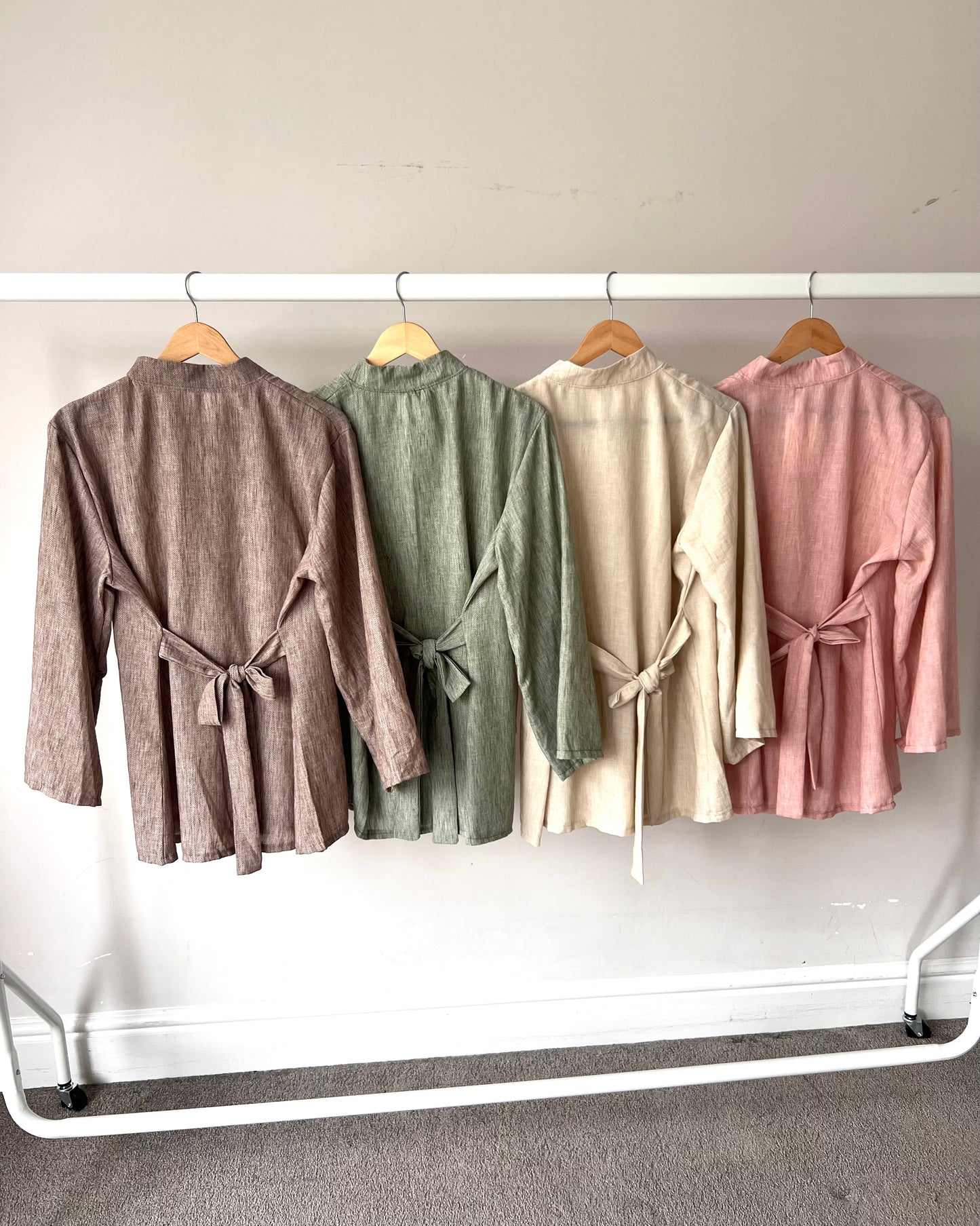 Yoko Linen Effect Co Ord with Adjustable Tie Belt